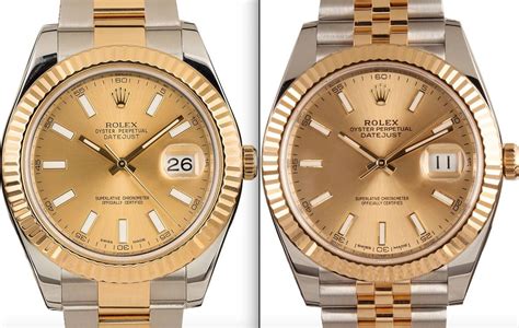 rolex datejust 2 vs 41.